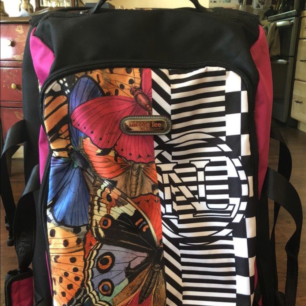 XL Softshell Rolling Suitcase, NICOLE LEE lovely!